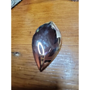 VINTAGE MID CENTURY SHINY Gold Tone BROOCH AND HIDDEN BAIL PENDANT